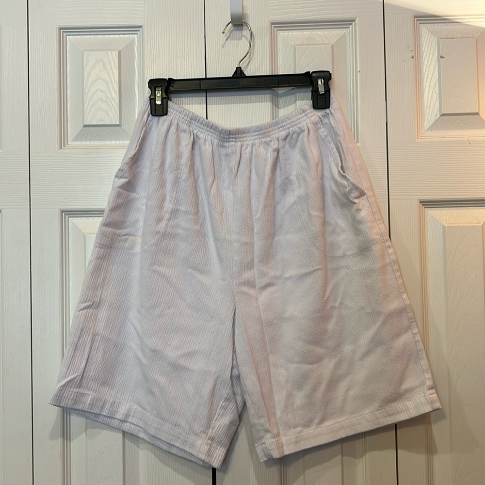Vintage Blair Textured White Shorts
